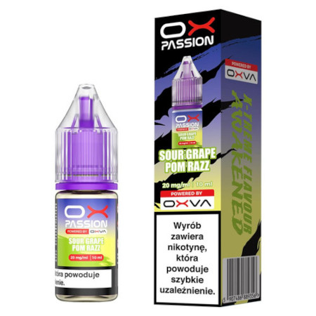 Liquid OX Passion 10ml Sour Grape Pom Razz 20mg