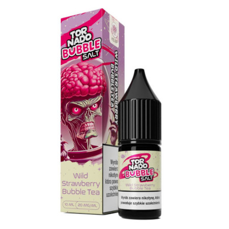 Liquid Tornado Salt 10ml Wild Strawberry Bubble Tea 20mg