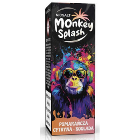 Liquid Monkey Splash Salt 10ml - Pomarańcza Cytryna Koolada 20mg