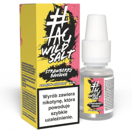 Liquid #TAG Salt Wild 10ml - Strawberry Banana 20mg