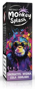 Liquid Monkey Splash Salt 10ml - Energetyk Wiśnia Cola Koolada 20mg
