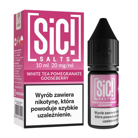 E-Liquide SIC! Salt 10ml - White Tea Pomegranate Gooseberry 20mg