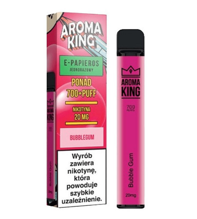 Eldobható e-cigaretta AROMA King Bubblegum 20mg