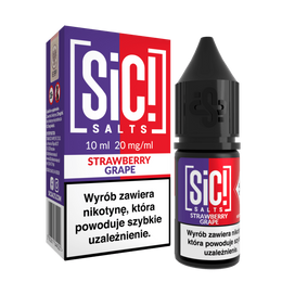 E-liquid SIC! Salt 10ml - Strawberry Grape 20mg