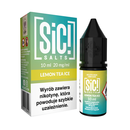 E-liquid SIC! Salt 10ml - Lemon Tea Ice 20mg