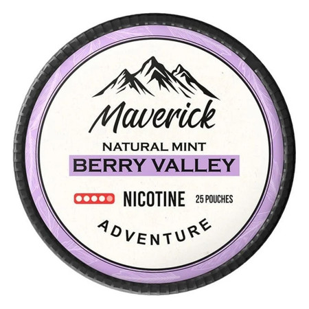 Nicotine pouches Maverick Berry Valley 9mg