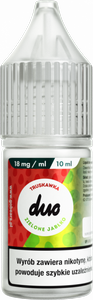 E-Liquid DUO 10ml - Truskawka Zielone Jabłko 18mg