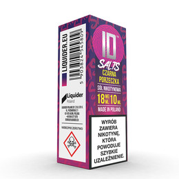 Жидкость ID SALTS 10ml - Czarna Porzeczka 18mg