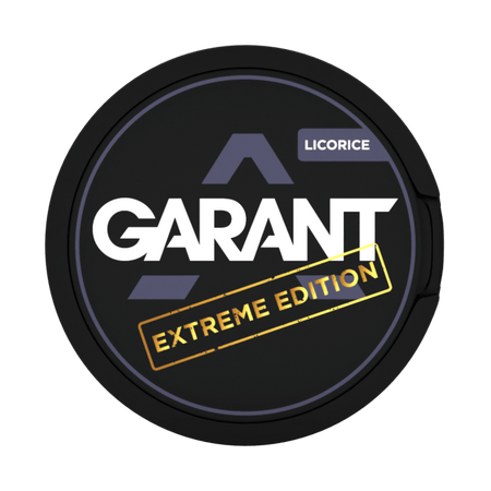 Sachets de nicotine GARANT (Grant) Extreme - Licorice 50mg