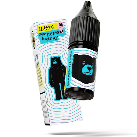 E-Liquid GO BEARS Classic 10ml - Blackcurrant Menthol 06mg