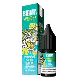 Liquid Sigma Fresh Salt 10ml - Lemoniada Zielone Jabłko Limonka 20mg