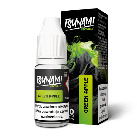 Рідина Tsunami Salt 10ml - Green Apple 20mg