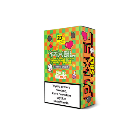 E-Liquid Pixel Salt 10ml - Kiwi Lemon 20mg