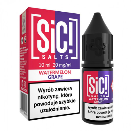 E-liquid SIC! Salt 10ml - Watermelon Grape 20mg