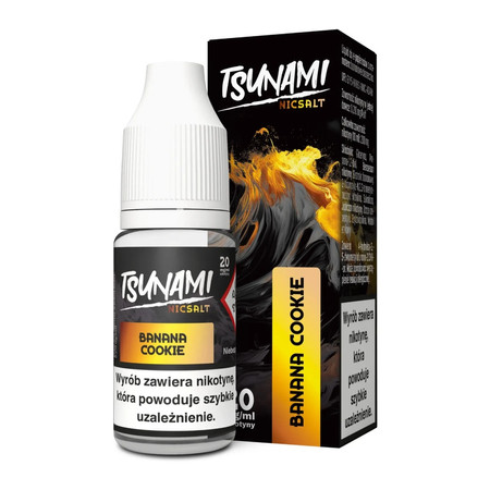 Жидкость Tsunami Salt 10ml - Banana Cookie 20mg