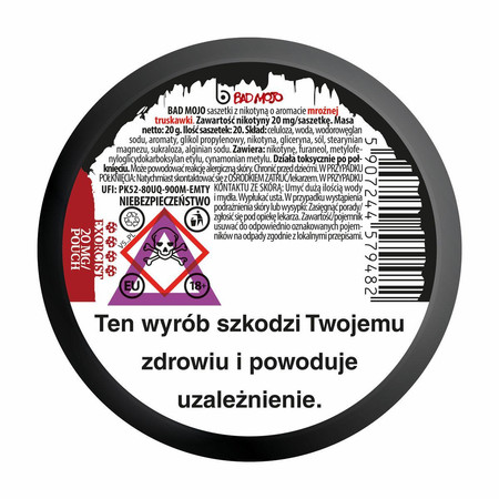 Saszetki nikotynowe BAD MOJO Red Terror 4/4 EXORCIST