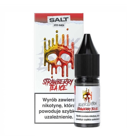 Liquid Dark Line Black Edition Salt 10ml - Strawberry Tea Ice 20mg