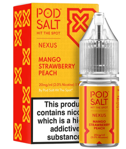 Liquid Pod Salt Nexus 10ml - Mango Strawberry Peach 20mg