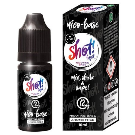 Nikotínová báza VIVO Shot NicoBase 10ml - 12mg