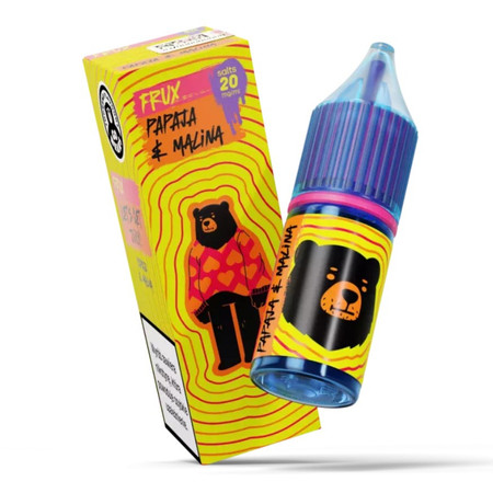 E-Liquid GO BEARS Frux 10ml Papaya Raspberry 20mg