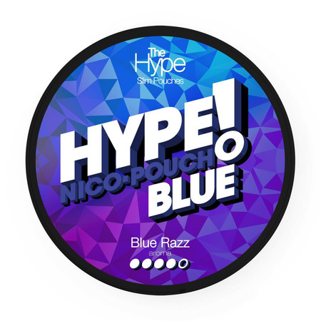 Saszetki Nikotynowe Hype Blue - Blue Razz 4/5