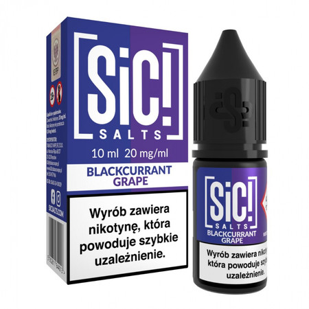 E-liquid SIC! Salt 10ml - Blackcurrant Grape 20mg