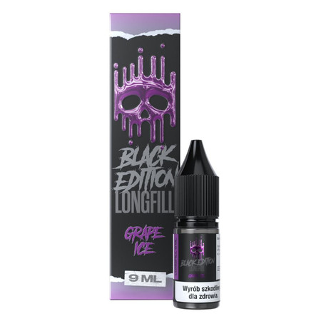 Longfill Dark Line Black Edition 9ml - GRAPE ICE