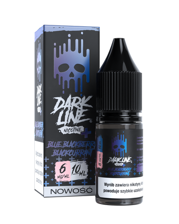Liquid Dark Line Nicotine+ 10ml - Blue Blackberry Blackcurrant 06mg