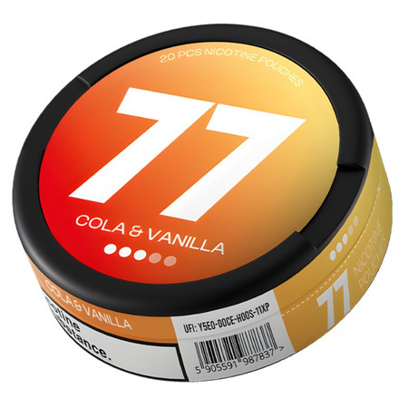 Woreczki Nikotynowe 77 Cola Vanilla 10,4mg