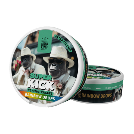 Никотиновые пакетики Aroma King NoNic Super Kick - Rainbow Drops 5mg 