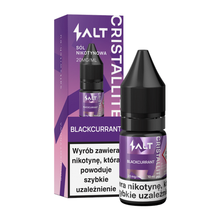 E-Liquide Crystallite 10ml - Blackcurrant 20mg