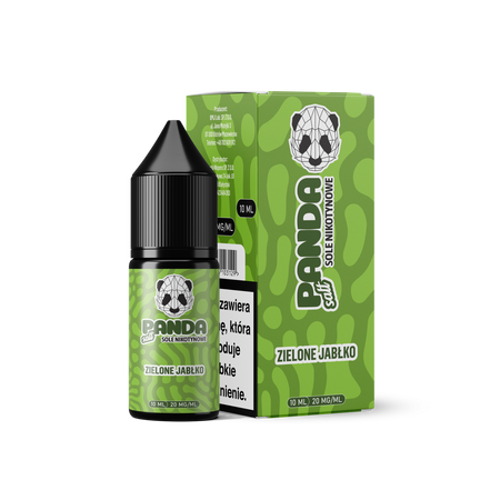 E-liquid Panda Salt 10ml - Zielone Jabłko 20mg