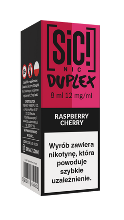 Рідина SIC! NIC 8ml - Raspberry Cherry 12mg