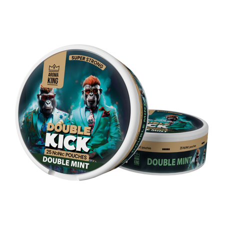 Nikotinbeutel Aroma King NoNic Double Kick - Double Mint 10mg