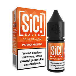 Liquid SIC! Salt 10ml - Papaya Mojito 20mg