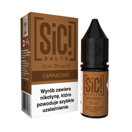 E-liquide SIC! Salt 10ml - Cappuccino 20mg