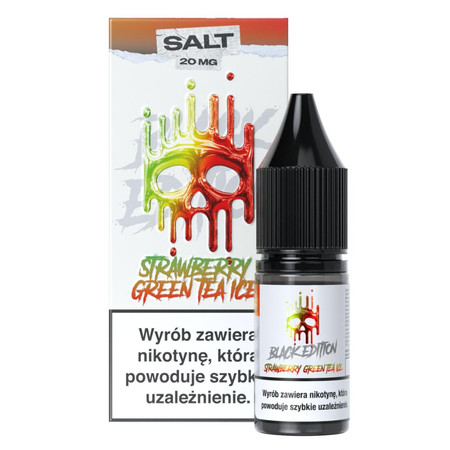 Lichid Dark Line Black Edition Salt 10ml - Strawberry Green Tea Ice 20mg