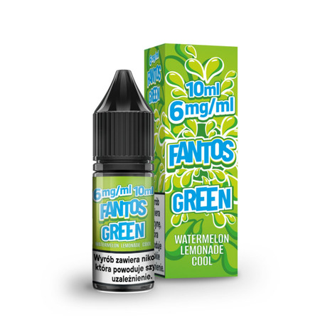 E-liquid Fantos 10ml - Green Fantos 06mg