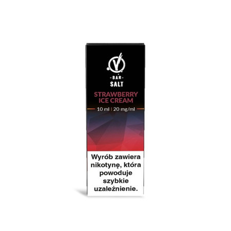 Liquid Vbar Salt 10ml - Strawberry Ice Cream 20mg