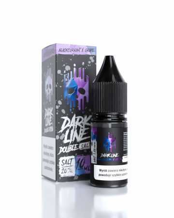 E-liquid Dark Line Double Salt 10ml - Blackcurrant Grape 20mg