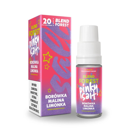 Liquid Pinky Salt 10ml - Borówka Malina Limonka 20mg