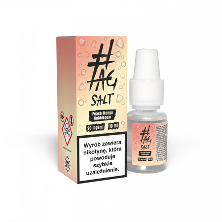Жидкость #TAG Salt Drinks 10ml - Peach Mango Bubblegum 20mg