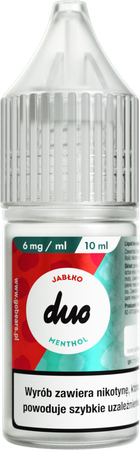 E-liquide DUO 10ml - Jabłko Menthol 6mg