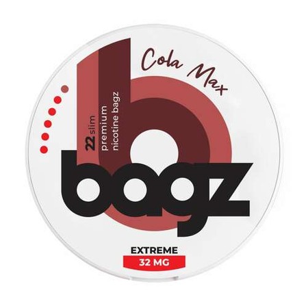 Nicotine sachets BAGZ Cola Max 32mg