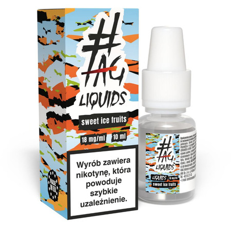 E-liquid #TAG Classic 10ml - Sweet Ice Fruits 18mg