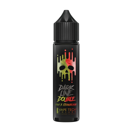 Longfill Dark Line Double 8/60ml - Kiwi Strawberry
