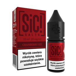 Liquid SIC! Salt 10ml - Cranberry Ice 20mg