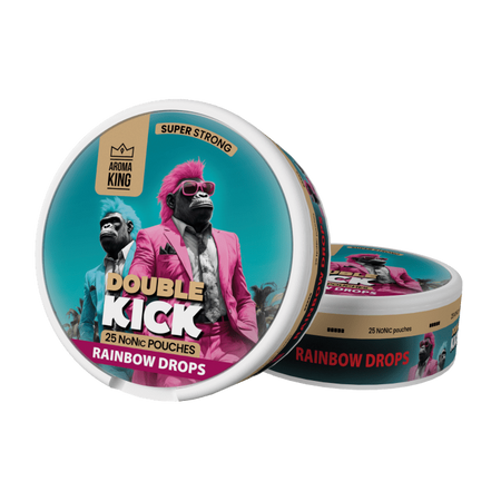 Никотиновые пакетики Aroma King NoNic Double Kick - Rainbow Drops 10mg