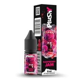 E-Liquid Plushy Salt Jam 8ml - Málna Lekvár 20mg