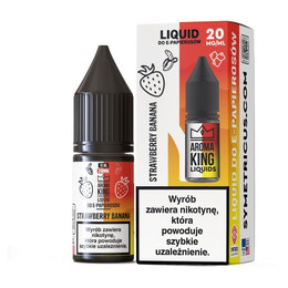 Жидкость Aroma King Salt 10ml - Strawberry Banana 20mg